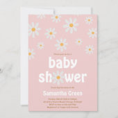 Daisy Baby Shower Einladung (Vorderseite)