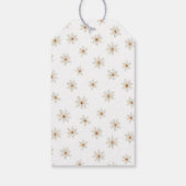 Daisy Baby Shower Favor Geschenkanhänger (Rückseite)