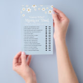 Daisy Baby Shower rät, wer Flyer spielt (Handgriff)