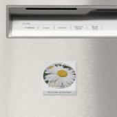 Daisy Baby Shower Save the Date Floral Magnet (In Situ (Geschirrspüler))