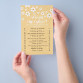 Daisy Baby Shower würde sie eher Game Flyer (Handgriff)