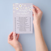 Daisy Baby Shower würde sie eher Game Flyer (Handgriff)