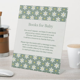 Daisy Babyparty-Buchwunsch Sockelschild