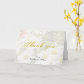 Daisy Background Yellow and Grey Script Vielen Dan Karte (Gelbe Blume)
