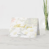 Daisy Background Yellow and Grey Script Wedding C Karte (Vorderseite)