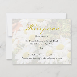 Daisy Background Yellow Grey Wedding Reception