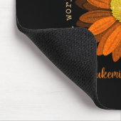 Daisy Be Kind Leukämie Awareness Orange Ribbon Mousepad (Ecke)