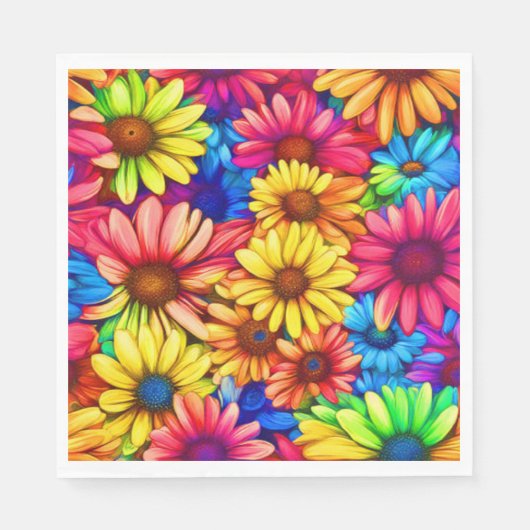 Daisy Beauty - Paper Napkin Serviette (Vorderseite)