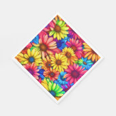 Daisy Beauty - Papiertaschentuch Serviette (Ecke)