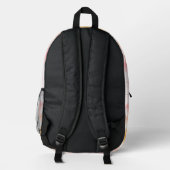 Daisy Bedruckter Rucksack (Rückseite)