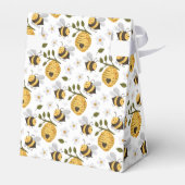 Daisy Beehive Bumblebee Bee Baby Shower Geschenkschachtel (Rückseite)