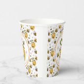 Daisy Beehive Bumblebee Bee Baby Shower Pappbecher (Rechts)