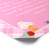 Daisy Berry Sweet Guess Baby Food Baby Shooting Ga Poster (Ecke)