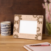 Daisy Best Teacher Etched Frames Geätzte Rahmen (Linke Ecke)