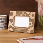 Daisy Best Teacher Etched Frames Geätzte Rahmen (Links)
