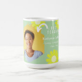 Daisy Best Teacher Foto Aquamarin Kaffeetasse (Mittel)