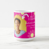 Daisy Best Teacher Foto Red Kaffeetasse (Mittel)