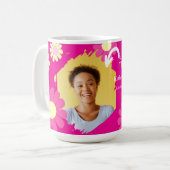 Daisy Best Teacher Foto Red Kaffeetasse (Vorderseite Links)