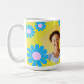 Daisy Best Teacher Foto Yellow Kaffeetasse (Links)