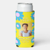 Daisy Best Teacher Photo Yellow Selters Dosenkühler (Seltzer Vorderseite)