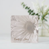 Daisy-Bestätigung der Vows Einladung (Stehend Vorderseite)