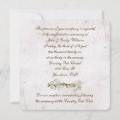 Daisy-Bestätigung der Vows Einladung (Rückseite)