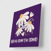 Daisy BFTG Clock Quadratische Wanduhr (Winkel)