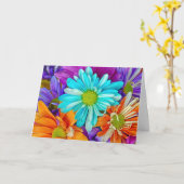 Daisy Birthday Bouquet Karte (Gelbe Blume)