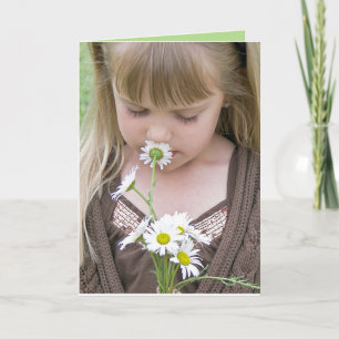 Daisy Birthday Card Karte