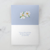 Daisy Birthday Card Karte (Innenseite)