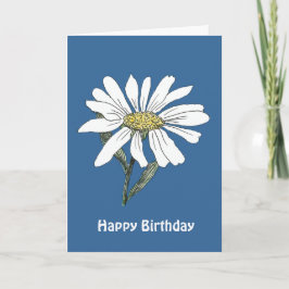 Daisy Birthday Card Karte