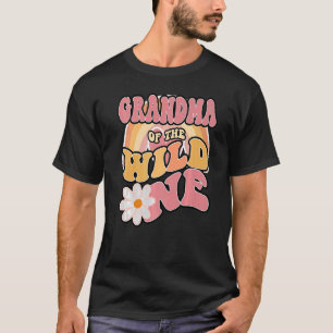Daisy Birthday Grandma Wild One Boho 1. Geburtstag T-Shirt