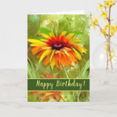 Daisy Birthday Greeting Karte (Gelbe Blume)