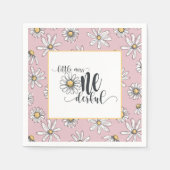 Daisy Birthday Napkin - Kleine Miss ONEderful - Pk Serviette (Vorderseite)