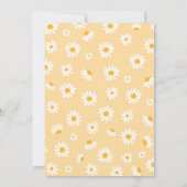 Daisy Birthday Party Bohmian Two Groovy Geburtstag Einladung (Rückseite)