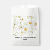 Daisy Birthday Shower Wedding Party Floral Geschenktütchen (Vorderseite)