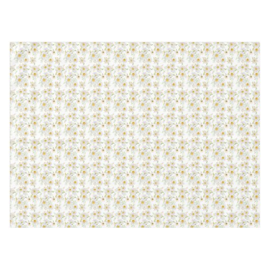 Daisy Birthday Shower Wedding Party Floral Tischdecke (Vorderseite (Horizontal))