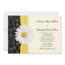 Daisy Black Yellow, Einladung zur Hochzeit von Elf