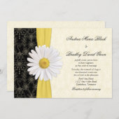 Daisy Black Yellow, Einladung zur Hochzeit von Elf (Vorne/Hinten)