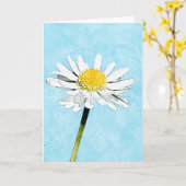 Daisy Blank Karte (Gelbe Blume)