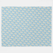 Daisy Blanket Fleecedecke (Vorderseite (Horizontal))