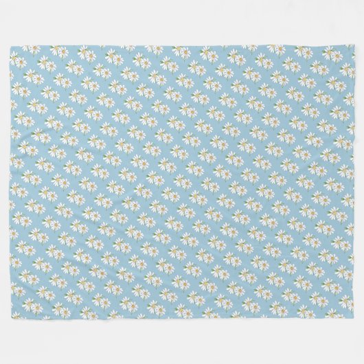 Daisy Blanket Fleecedecke (Vorderseite (Horizontal))