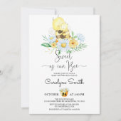 Daisy Bläsersüß als Can Bee Baby Dusche Einladung (Vorderseite)