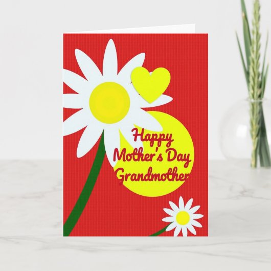Daisy Bloom Muttertagskarte Karte (Vorderseite)