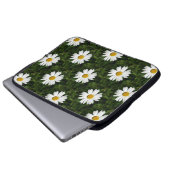 Daisy Bloom nahtloses Muster + Ihre Ideen Laptopschutzhülle (Vorne Knopf)