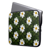 Daisy Bloom nahtloses Muster + Ihre Ideen Laptopschutzhülle (Vorderseite Links)