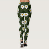 Daisy Bloom nahtloses Muster + Ihre Ideen Leggings (Rückseite)