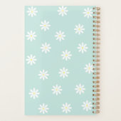 Daisy Bloom Planner – Soft Blue Floral Cover Planer (Rückseite)