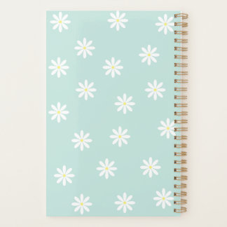 Daisy Bloom Planner – Soft Blue Floral Cover Planer