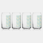 Daisy Bloom Trinkbehälter Glass Set Dosenglas (Rechts)